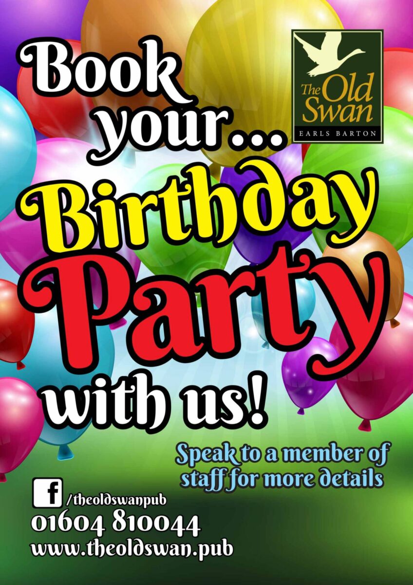 birthday party poster