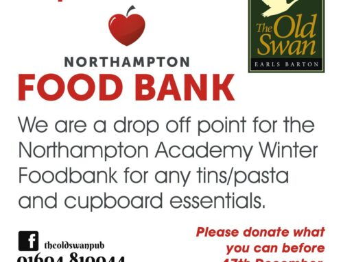 Help us donate to Northampton Food Bank