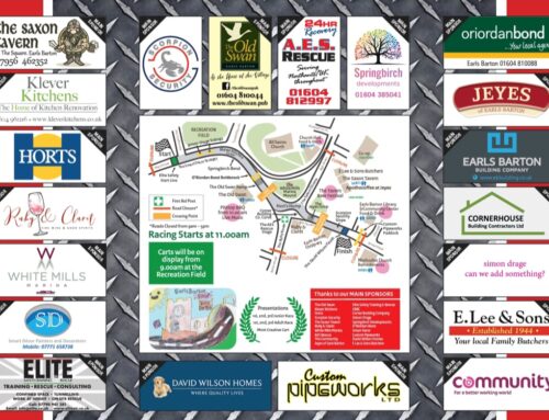 Sponsors of Earls Barton Soap Box Derby