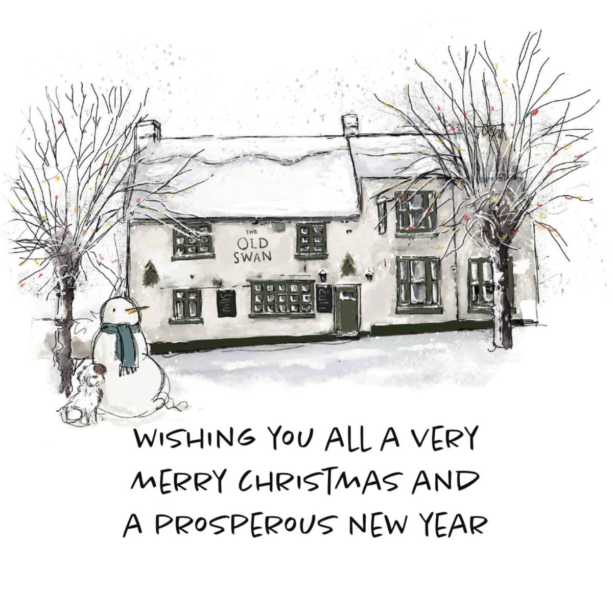 Merry Christmas from The Old Swan Earls Barton